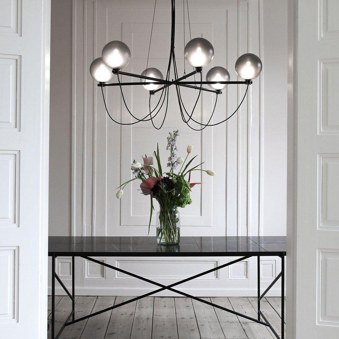 Valentina Moderno Nordichi Vetro Blu Lampadari