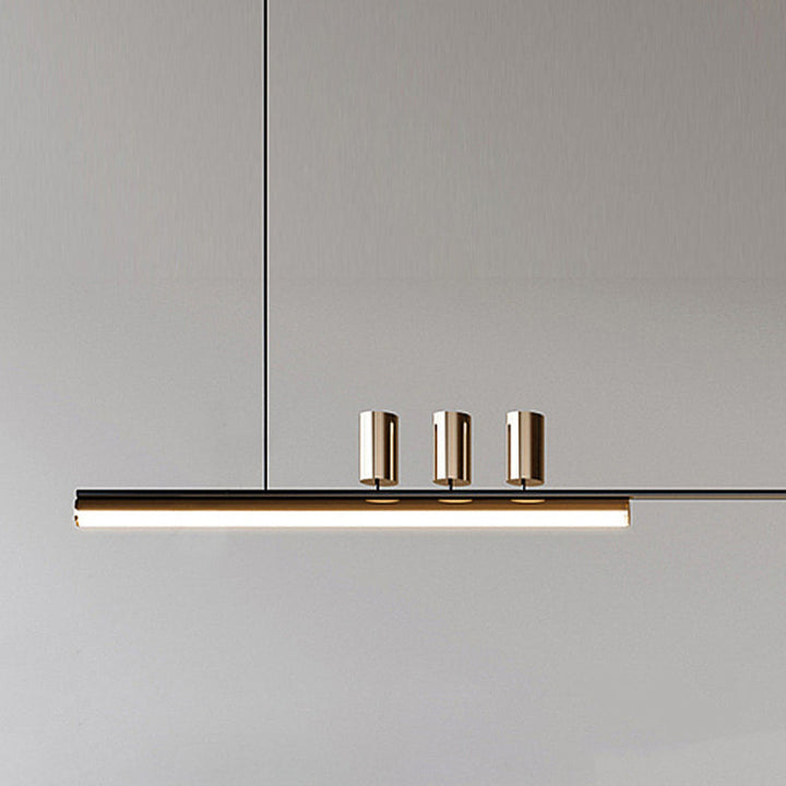 Arisha Moderno Metallo/Acrilico Sospensione Nero/Oro Camera da letto/Cucina