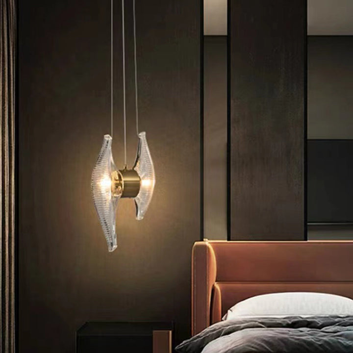 Kristy Moderno LED Lampade a Sospensione Oro Lusso Vetro Metallo Soggiorno/Camera da Letto