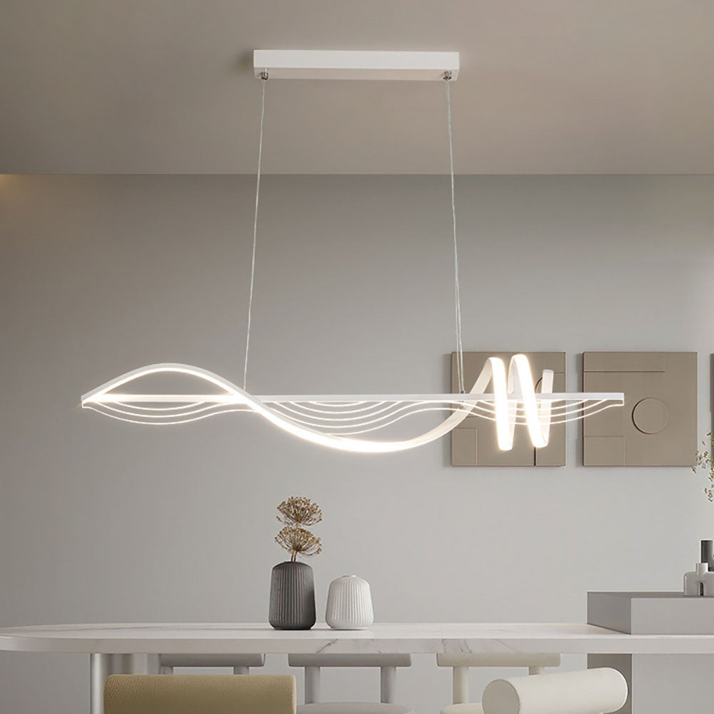 Arisha Moderno Matello Sospensione Bianco/Nero/Oro Camera da letto/Cucina