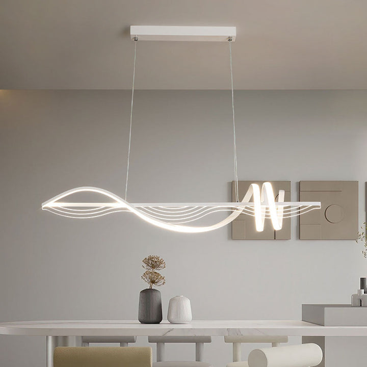 Arisha Moderno Matello Sospensione Bianco/Nero/Oro Camera da letto/Cucina