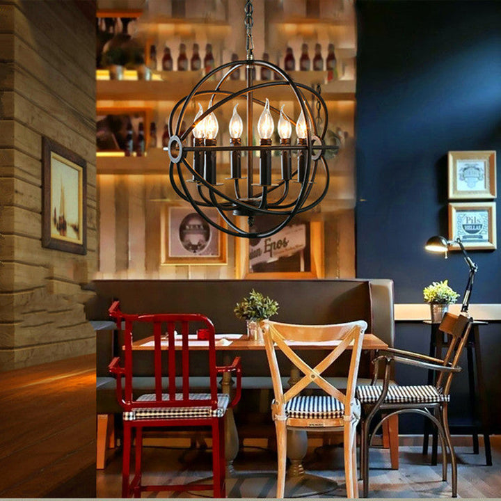 Silva Americano Lampadari Metallo Soggiorno Camera da Letto Ristorante