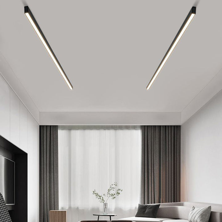 Arisha Moderne Lineare Design LED Plafoniere Economico Metallo Nere