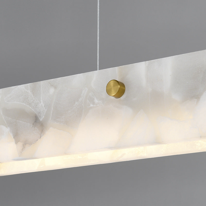 Arisha Moderno Metallo/Marmo Sospensione Bianco Camera da letto/Cucina