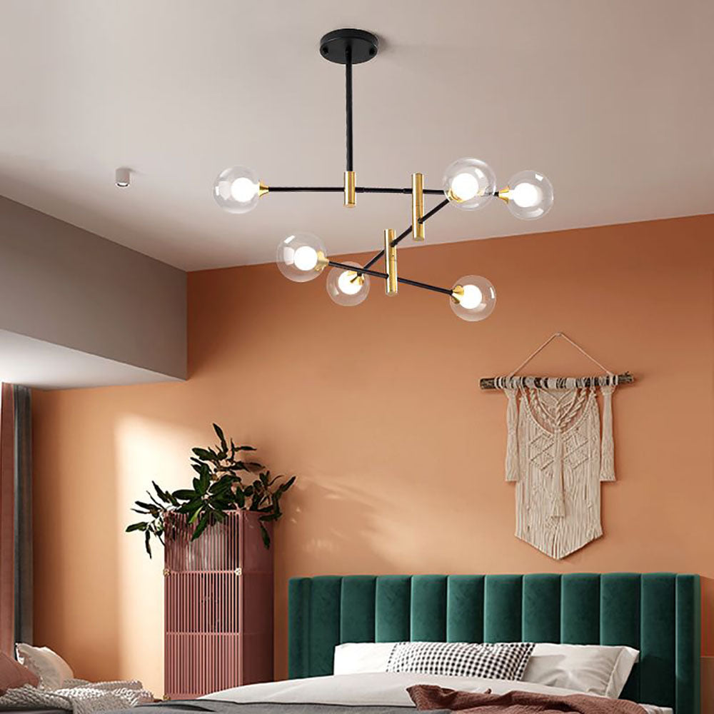 Valentina Oro Lampade a Sospensione Metallo/Vetro Camera da Letto