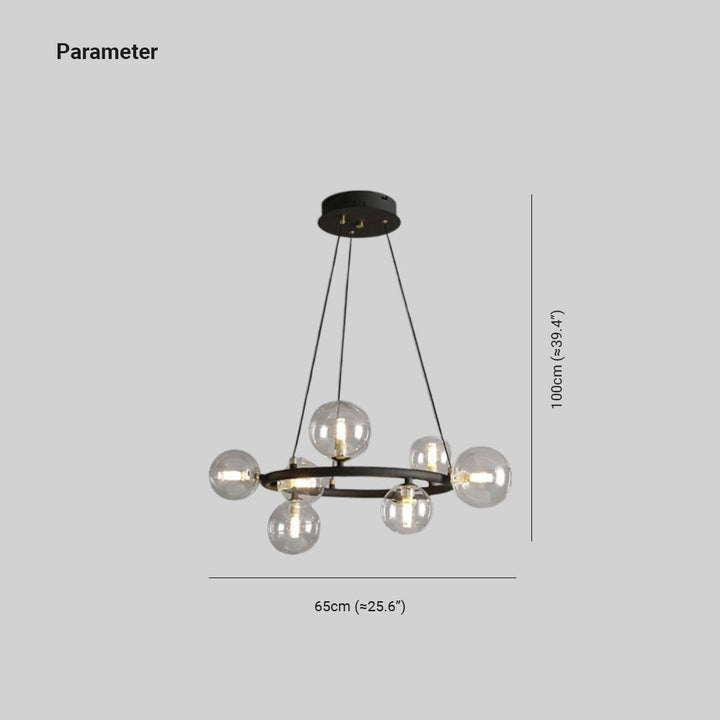 Valentina Moderno Minimalismo LED Lampade a Sospensione Metallo Vetro Oro/Nero Soggiorno/Camera da Letto/Sala da Pranzo