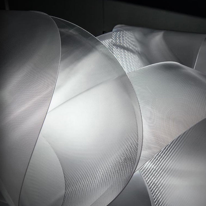 Arisha Decorativo LED Art Déco Fiore Lampada a Sospensione Acrilico Bianco Soggiorno/Camera da Letto