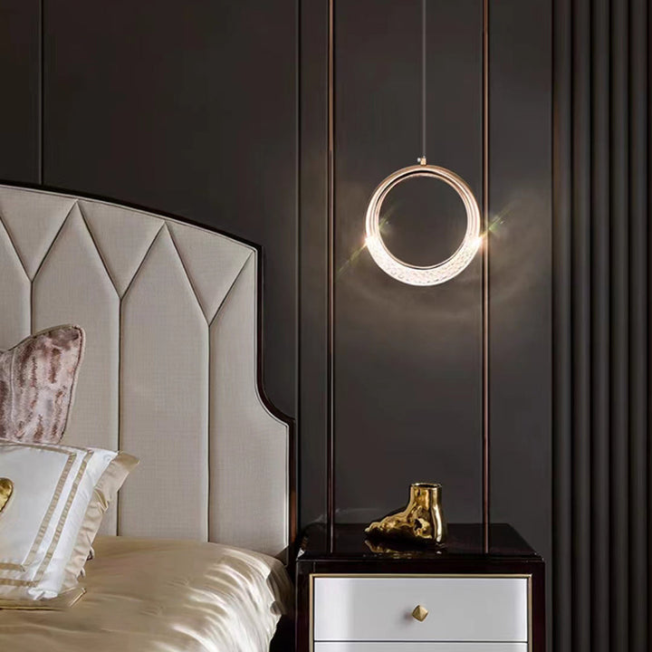 Kristy Creativo Arte LED Lampade a Sospensione Metallo Bianco 4 Stile Soggiorno/Camera da Letto