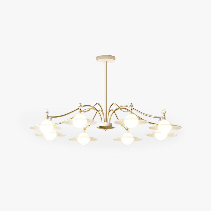 Arisha Elegante Soffiato Vetro Lampadari Soggiorno