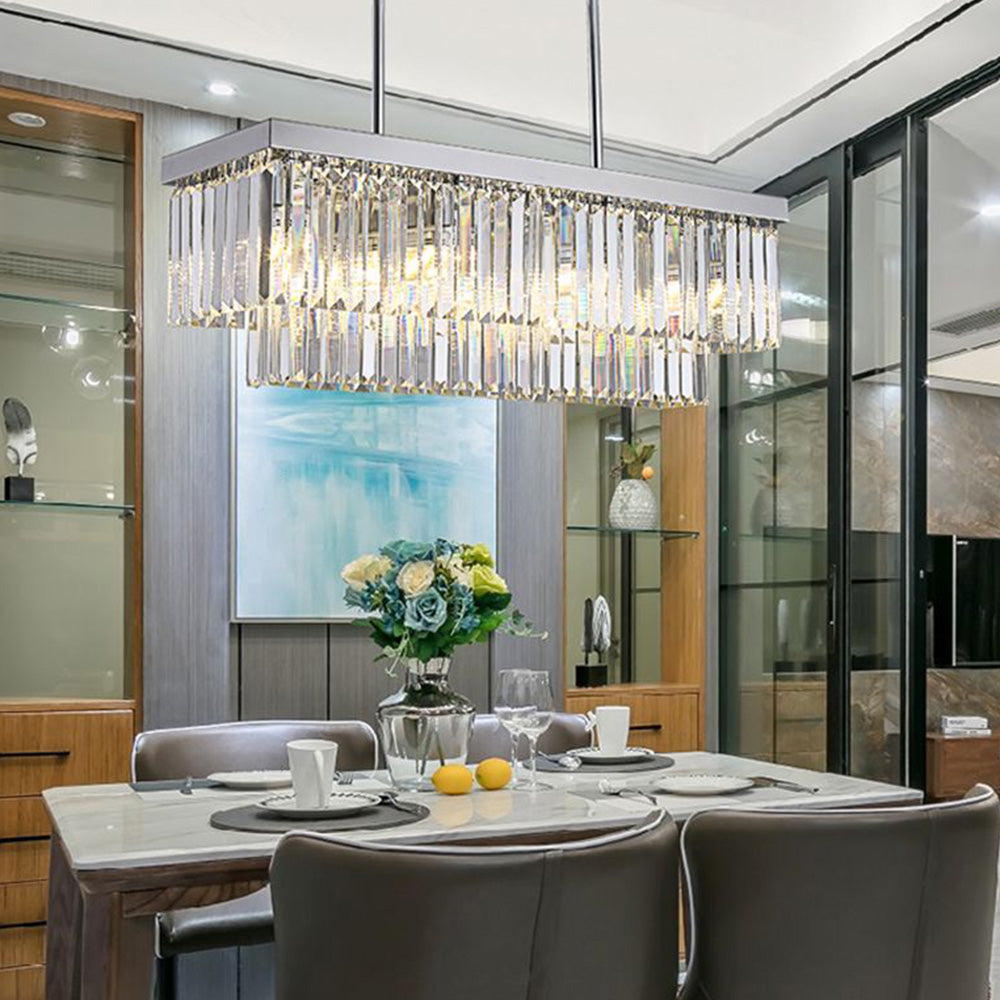 Kristy Design LED Lampadario Rettangolare d&