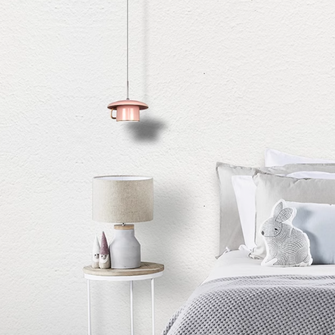 Valentina Urbano Tazza Ceramica LED Lampade a Sospensione Soggiorno