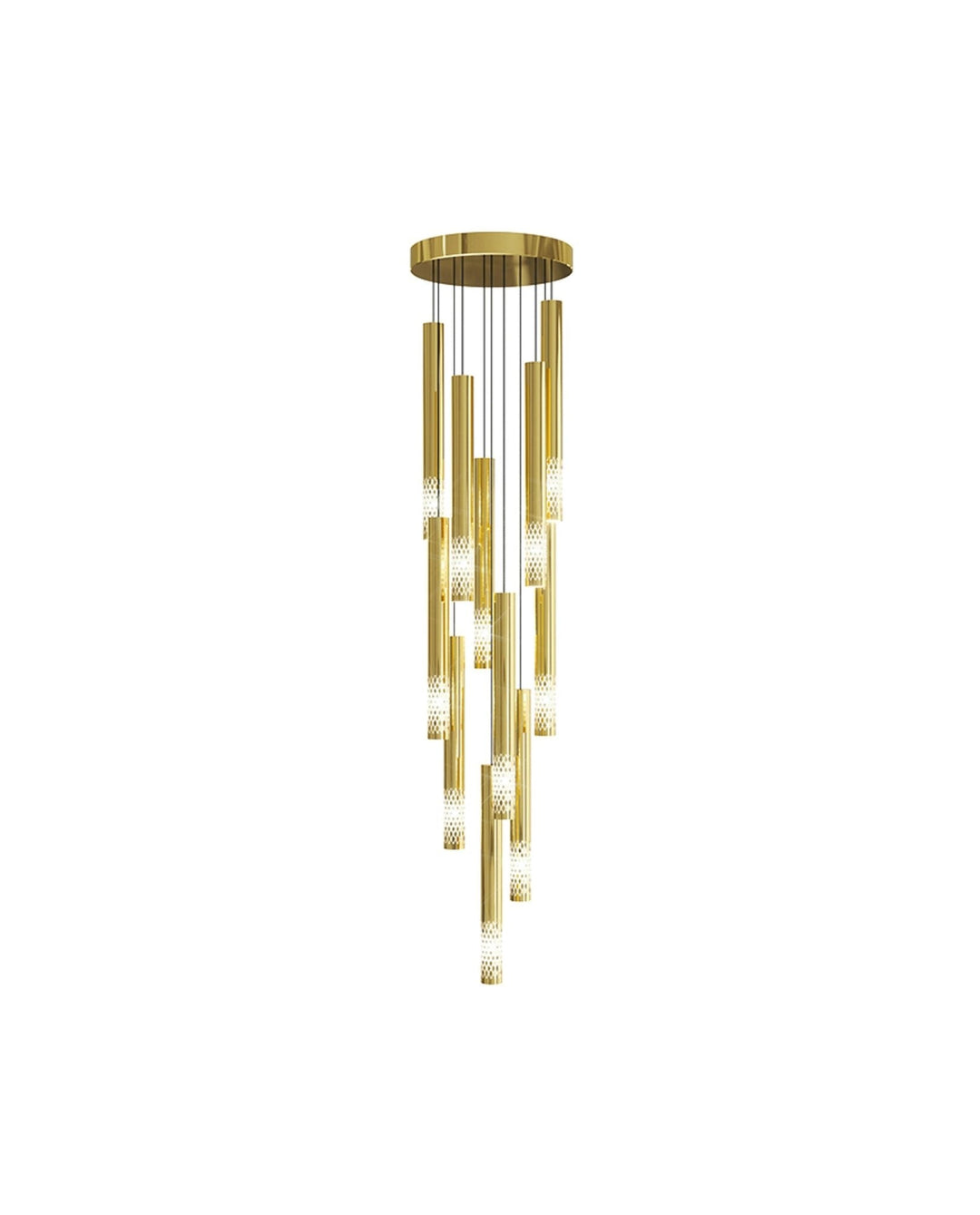 Ovynira lampadario con asta d&