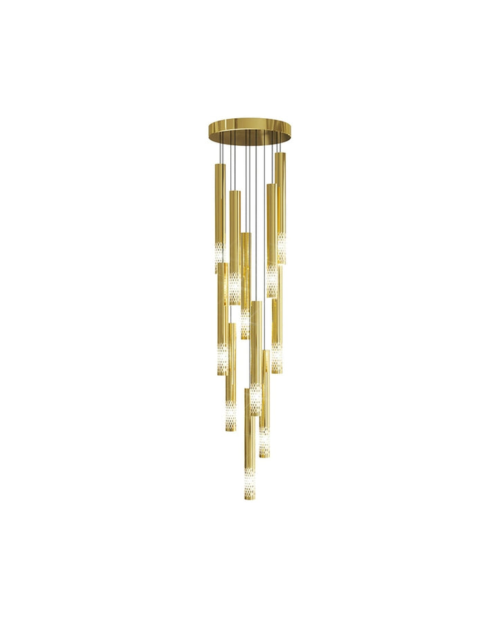 Ovynira lampadario con asta d&