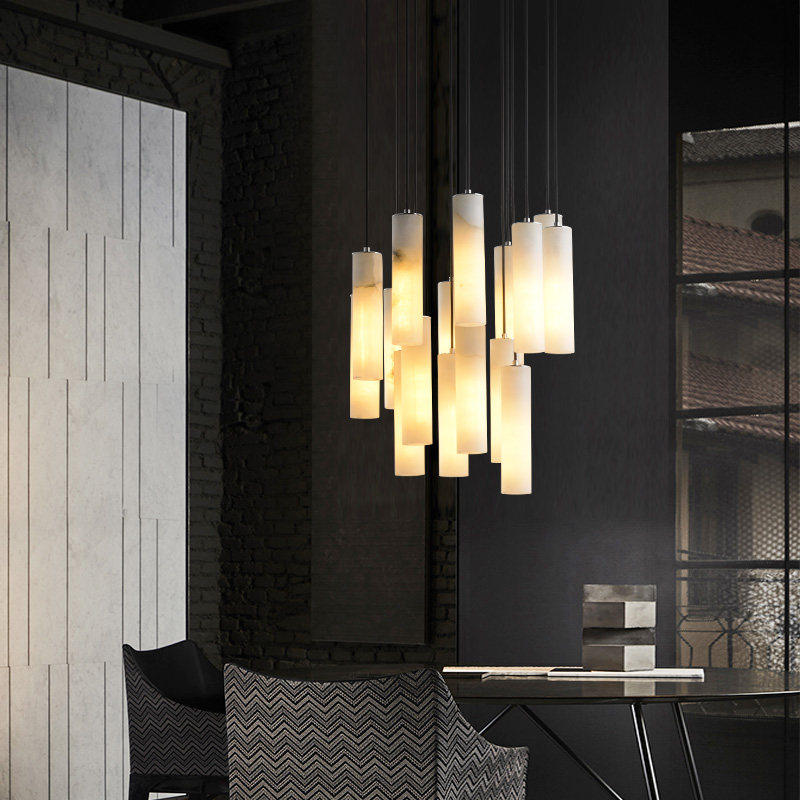 Niveise alabastro grappolo lampada a sospensione