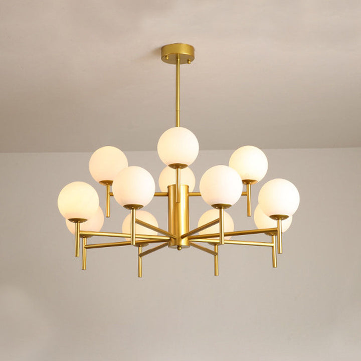 Silva Moderno Globo Bubble Metallo/Vetro Lampade a Sospensione Oro/Nero