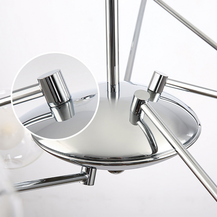 Valentina Nordico Bauhaus Lampadari Metallo Vetro Soggiorno