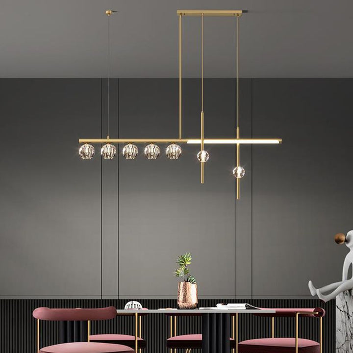 Kristy Lusso Linea Geometria Metallo Lampade a Sospensione