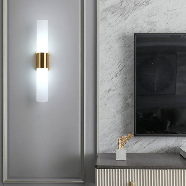 Arisha Applique 2 Luci Nero/Oro LED Moderno