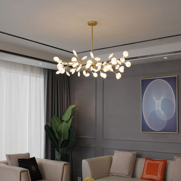 Olivia Speciale Bellissimo LED Lampada a Sospensione Artistic Metallo/Acrilico Nero/Oro Camera da Letto