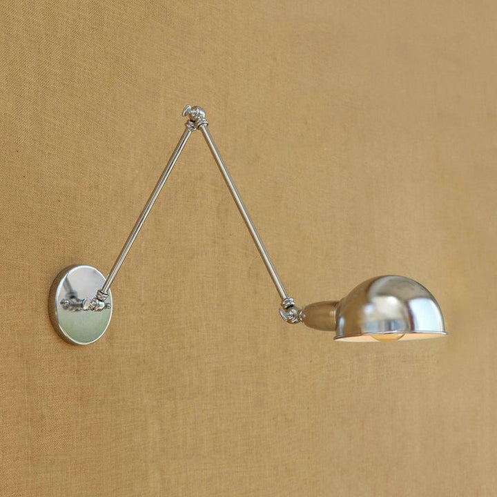 Epoch Minimalista LED Applique Metallo Regolabile Argento
