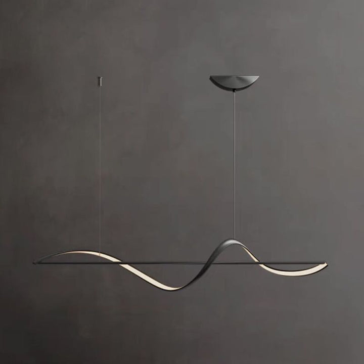 Arisha Lampada a Sospensione Metallo Ottone/Nero Onda Galleria d&