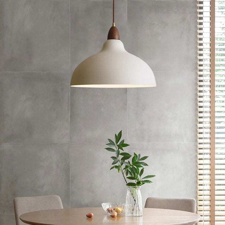 Valentina Minimalista Rotondo Metallo Lampade a Sospensione Bianco