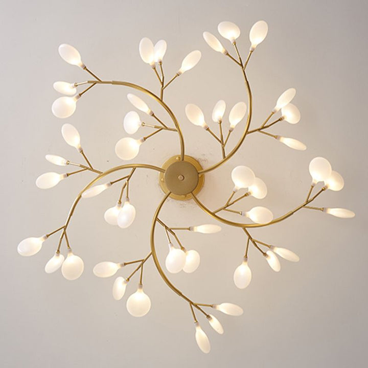 Olivia Speciale Bellissimo LED Lampada a Sospensione Artistic Metallo/Acrilico Nero/Oro Camera da Letto