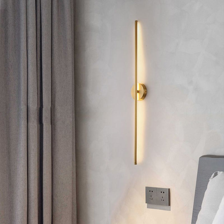 Arisha Moderni LED Minimalismo  Applique Metallo Oro Lineare