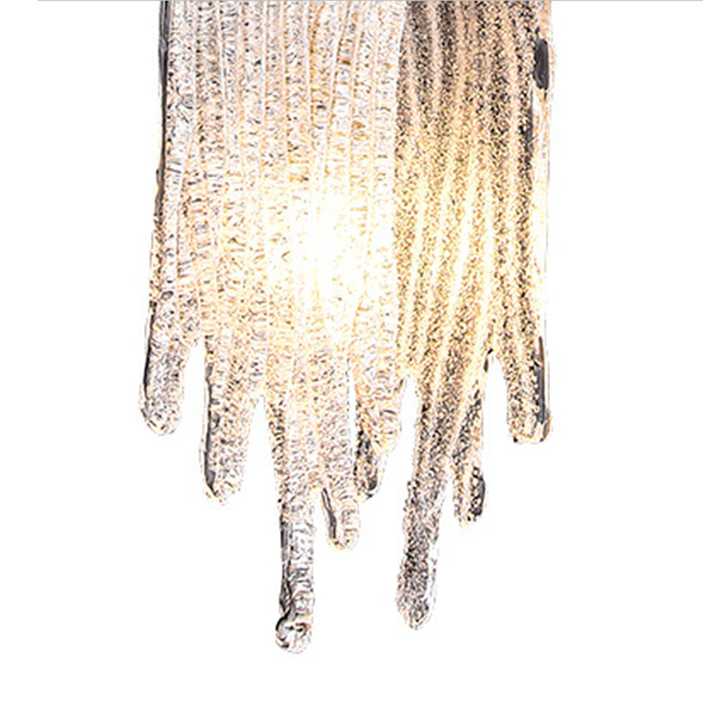 Kristy Lampade a Sospensione Cristallo/Ottone Oro Gelatina Moderna