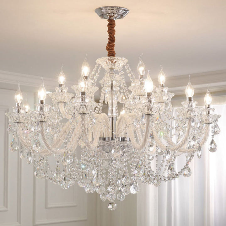 Silva Francese Cristallo Metallo Lampadari Soggiorno Sala da Pranzo
