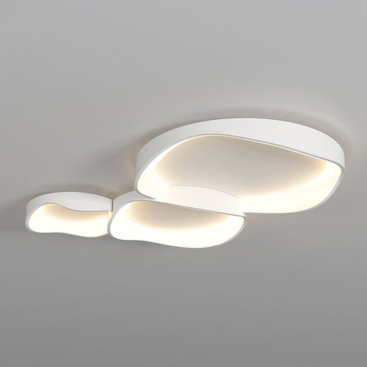 Arisha Moderna LED Irregolare Plafoniera Bianca Onda