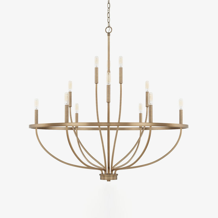 Cisoriel lampadario ottone classico