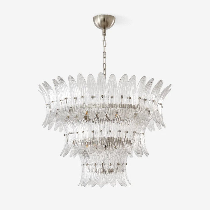 Ismavelle lampadario a più livelli in vetro