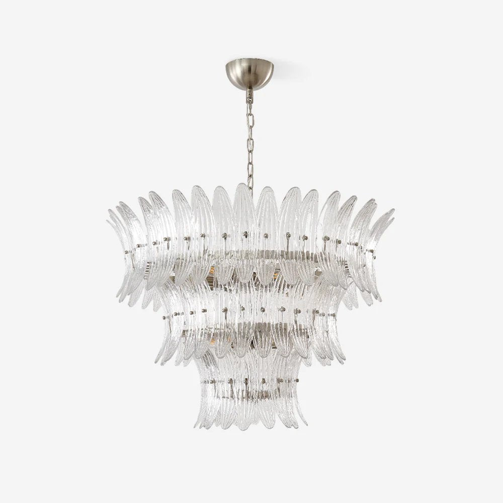 Ismavelle lampadario a più livelli in vetro