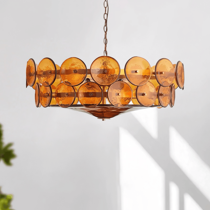 Eirinena lampadario Murano in vetro antico