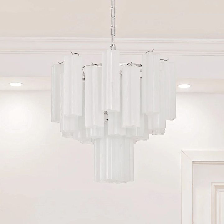 Lioreissa lampadario Tubi in vetro Smerigliato Strati Minimalisti