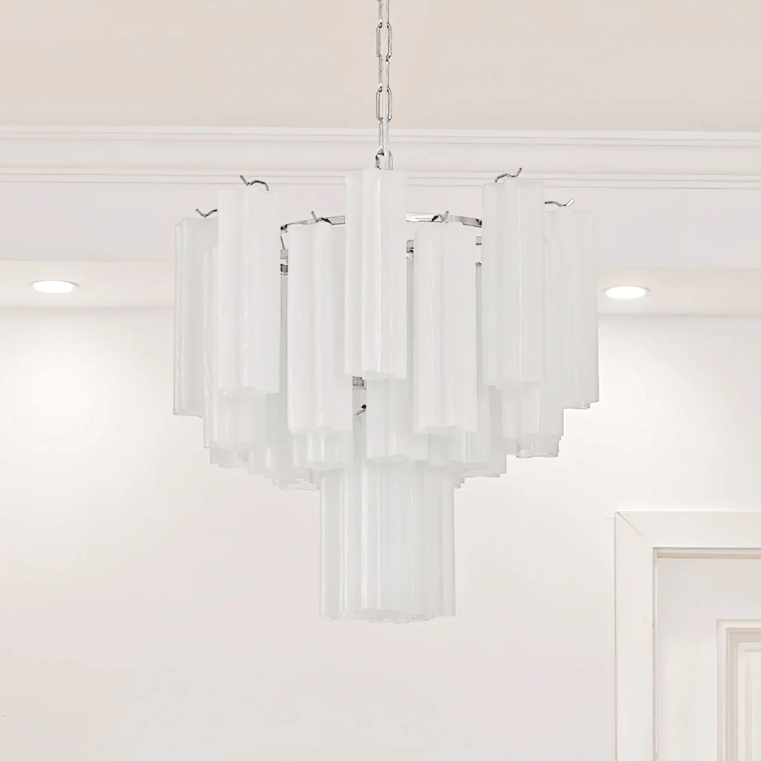 Lioreissa lampadario Tubi in vetro Smerigliato Strati Minimalisti