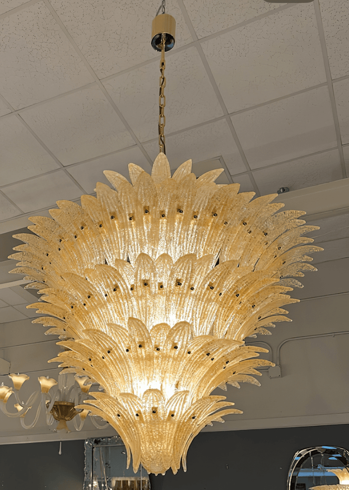 Ismavelle lampadario a più livelli in vetro