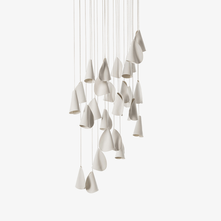 Olshaion lampada a sospensione geometrica in ceramica