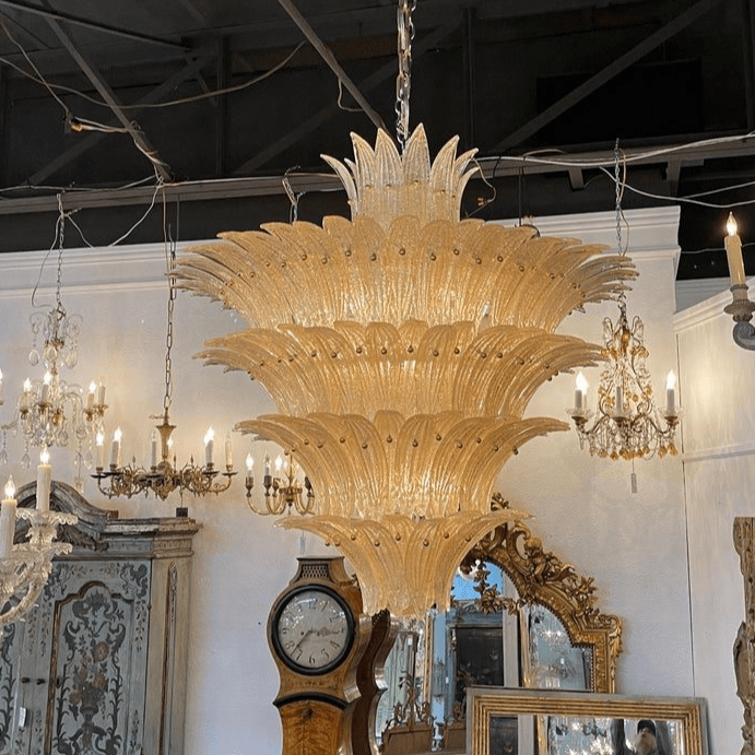 Ismavelle lampadario a più livelli in vetro