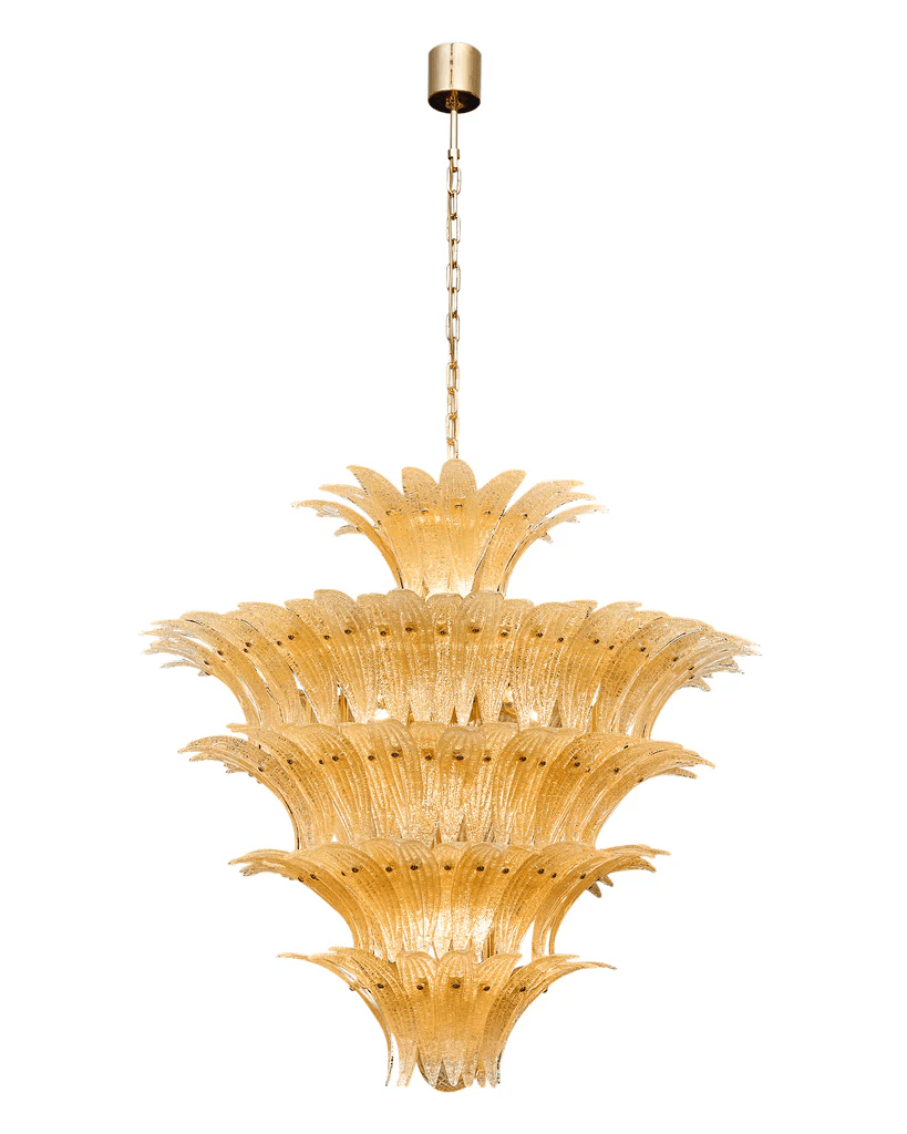 Ismavelle lampadario a più livelli in vetro