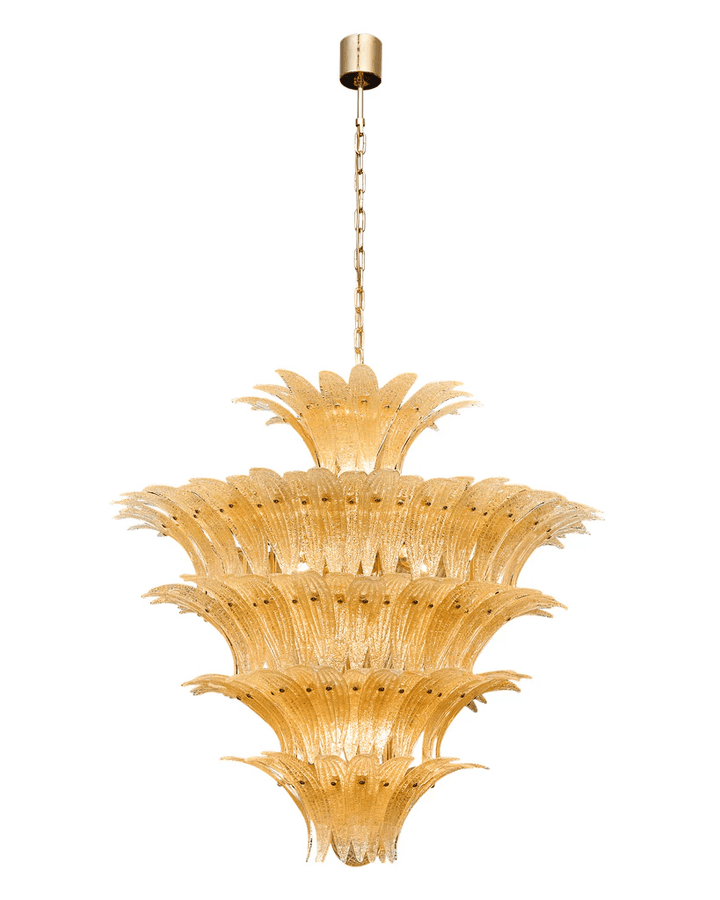 Ismavelle lampadario a più livelli in vetro