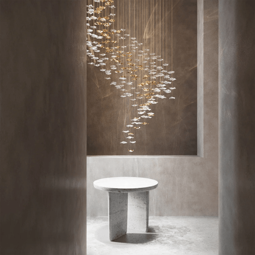 Nephele Crystal Leaf lampadario