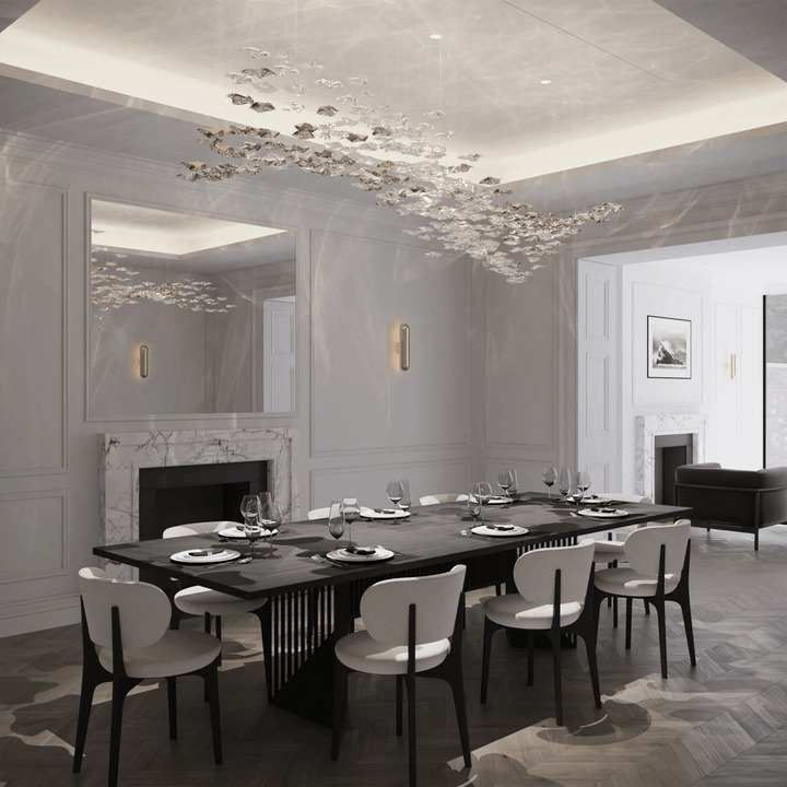 Nephele Crystal Leaf lampadario