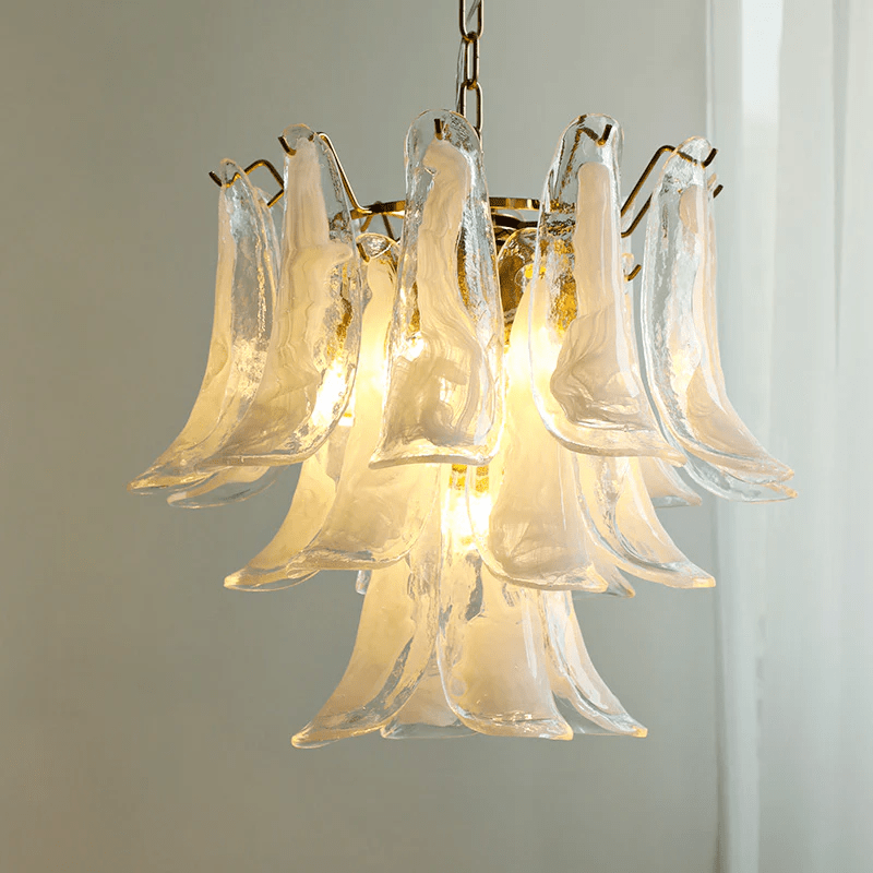 Celiian lampadario petali in vetro di Murano vintage