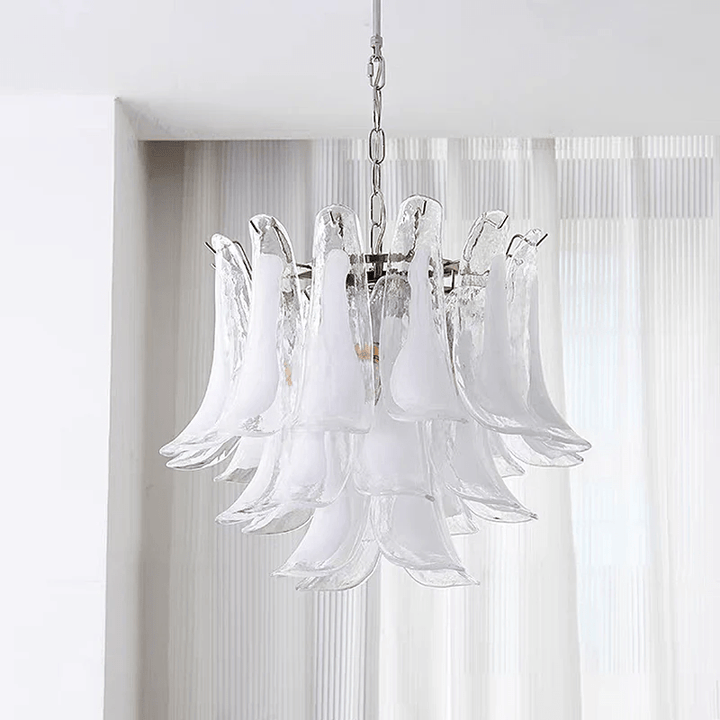 Celiian lampadario petali in vetro di Murano vintage