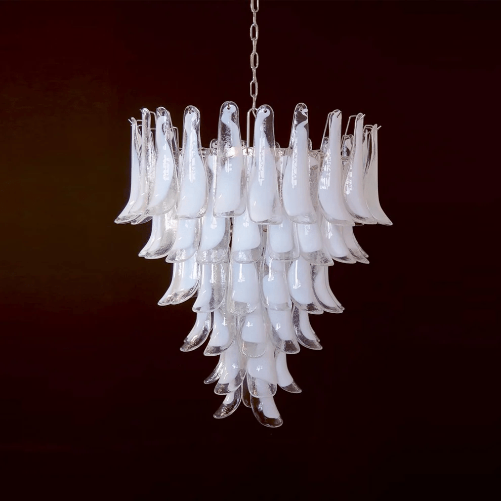 Celiian lampadario petali in vetro di Murano vintage