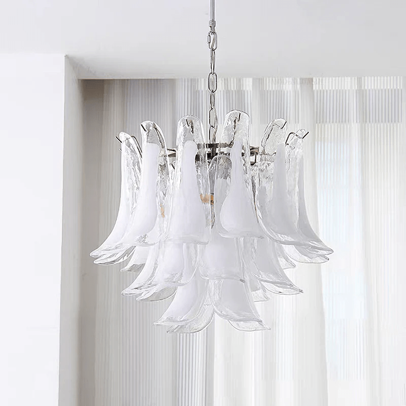 Celiian lampadario petali in vetro di Murano vintage