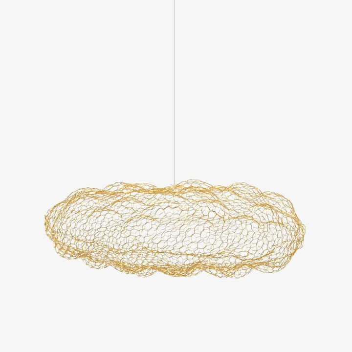 Rivelaine Golden Cloud Weave lampada a sospensione in oro
