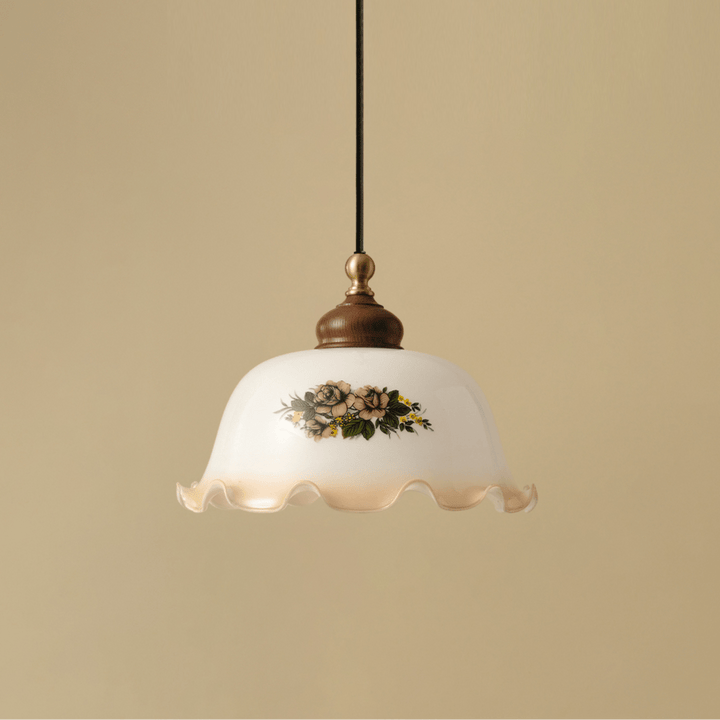 Lampada a sospensione Floréa Bloom in vetro